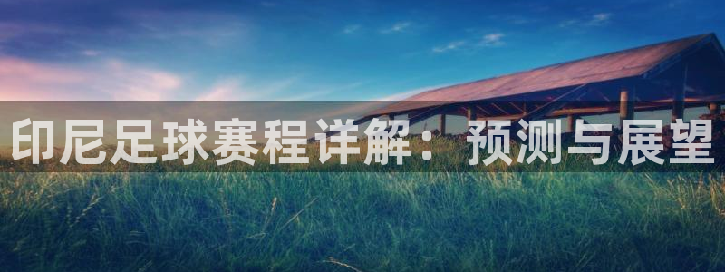  k1体育下载官网：印尼足球赛程详解：预测与展望