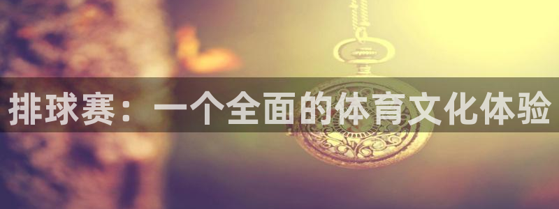  k1体育app下载链接：排球赛：一个全面的体育文化体验