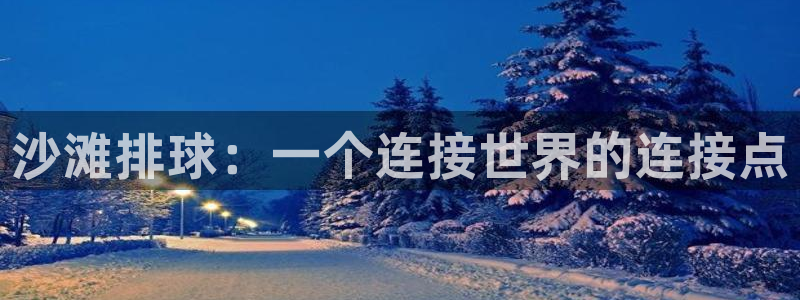 k1体育十年品牌入口：沙滩排球：一个连接世界的连接点